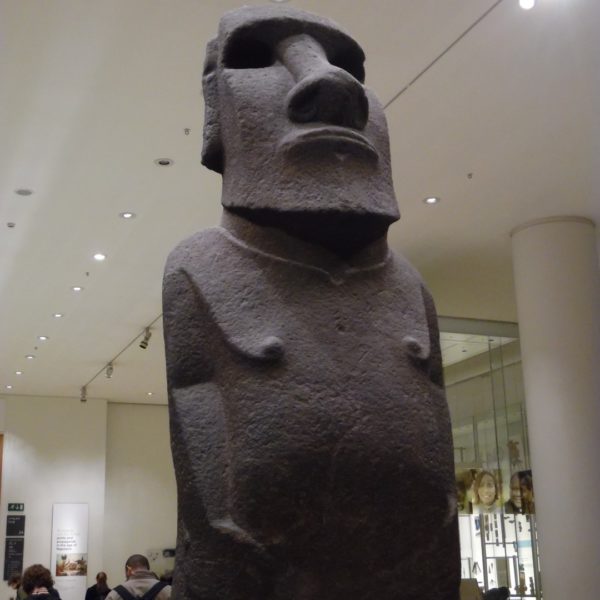 Moai from Easter Island at the British Museum, London